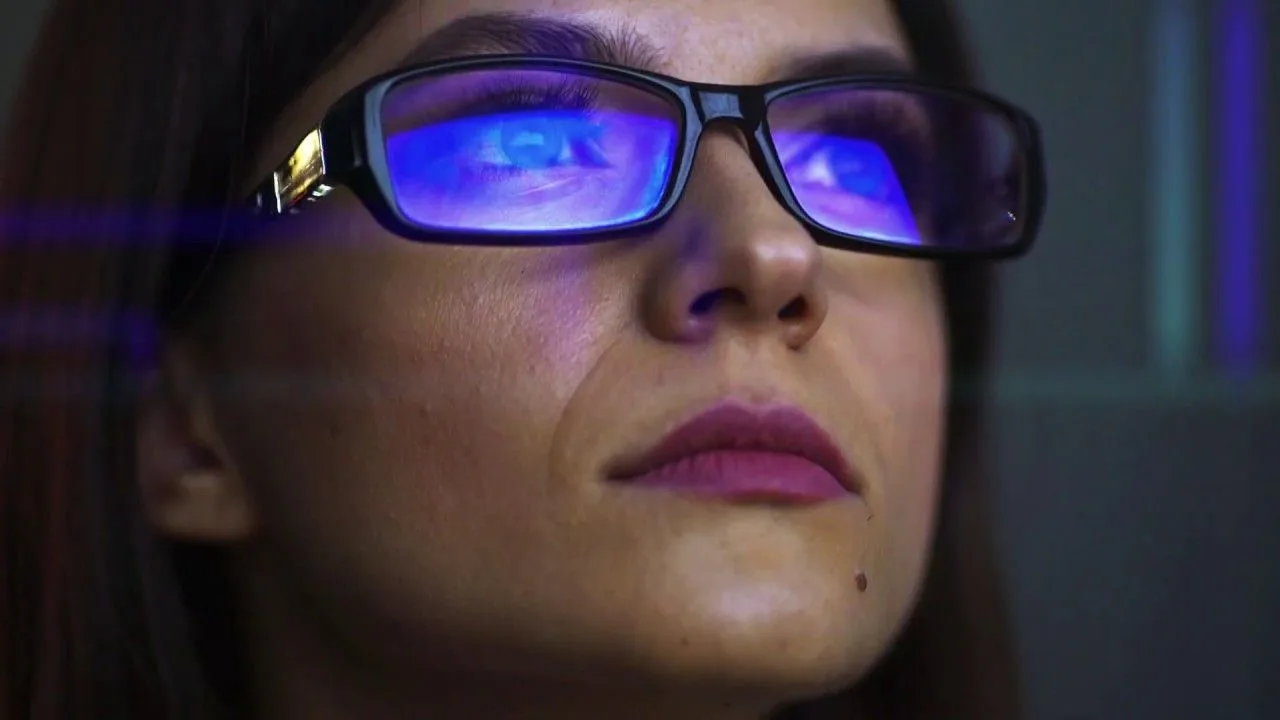 Blue light filter glasses