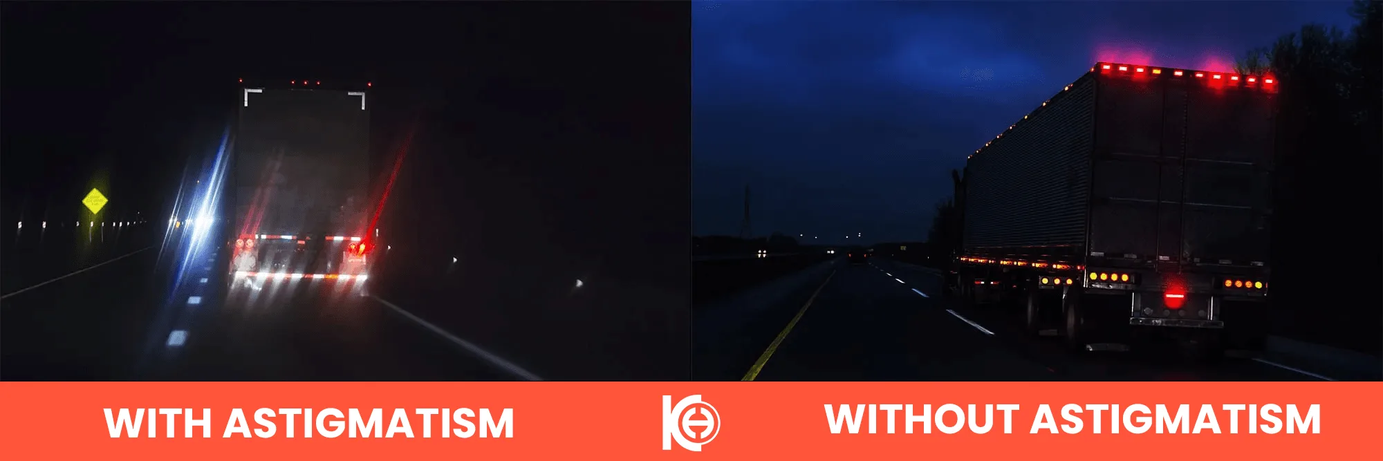 Hoe ziet een oog met astigmatisme
